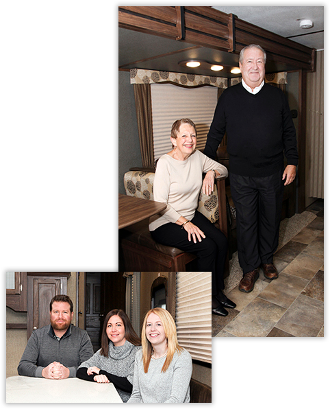 Danielle, Chantal & Jonathan Stone — Co-Owners of Stone’s RV & Stone’s Prestige Homes