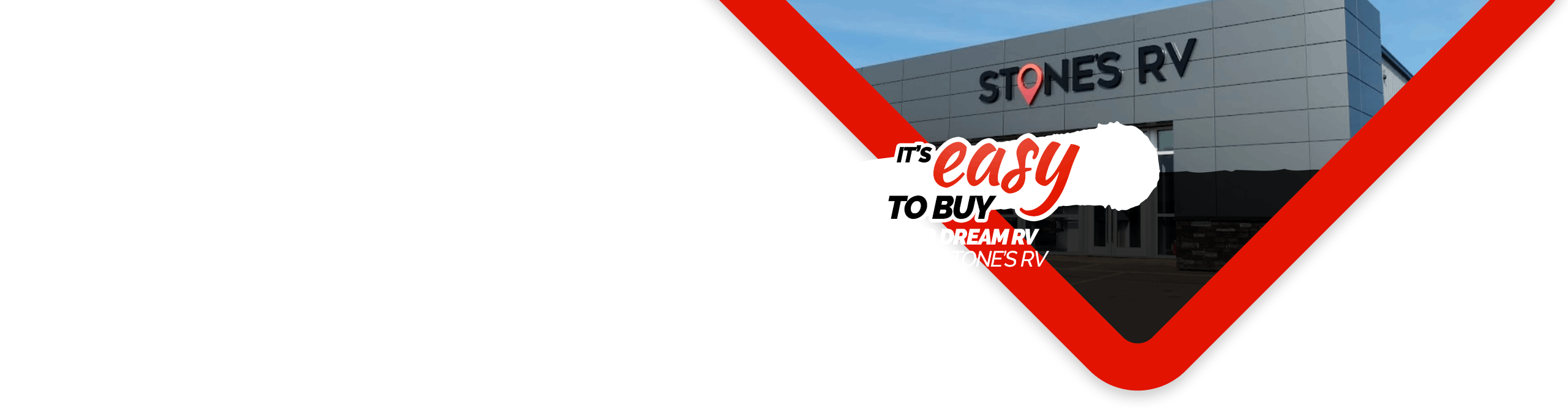 It's easy to buy your dream RV from Stone's RV — make your appointment today